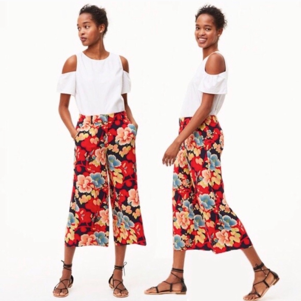 Women Floral Capri pants